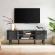 Contour 55" TV Stand in Charcoal Gray Finish