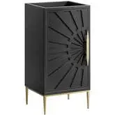 Awaken 18" Bathroom Vanity in Black Finish (Sink not included)
