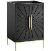 Awaken 24" Bathroom Vanity in Black Finish (Sink not included)