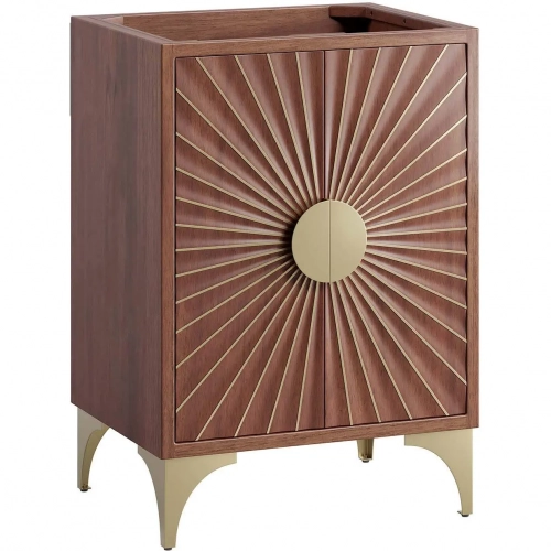 Daylight 24" Bathroom Vanity in Walnut Finish (Sink not included)