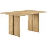 Amistad 60" Dining Table in Oak Finish Wood