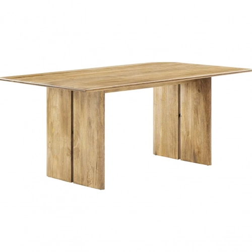 Amistad 72" Dining Table in Oak Finish Wood