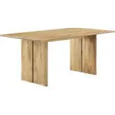 Amistad 72" Dining Table in Oak Finish Wood