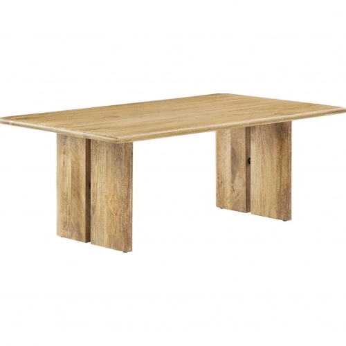 Amistad Coffee Table in Oak Finish Wood