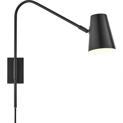 Faye Wall Sconce in Black Metal