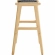 Saoirse Bar Stool in Black Woven Rope & Natural Finish Wood (Set of 2)