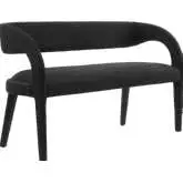 Pinnacle Accent Bench in Boucle Fabric