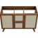 Soma 48" Single or Double Sink Bathroom Vanity Cabinet (Sink Not Included) in Walnut