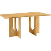 Rivian 70" Dining Table in Oak Finish Wood