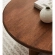 Rivian Round 34" Coffee Table in Walnut Finish Wood