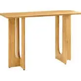 Rivian 46" Console Table in Oak Finish Wood