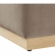 Tilden 17" Square Ottoman in Taupe Performance Velvet & Natural Finish Wood
