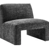 Amita Accent Chair in Carbon Black Chenille