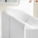 Vivi Accent Chair in Frost White Chenille