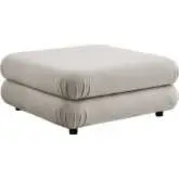 Jubilee Modular Ottoman in Almond Brown Performance Velvet