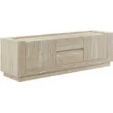 Hollis 59" TV Stand in Brown Travertine Laminate