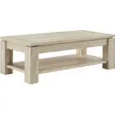 Hollis Coffee Table in Brown Travertine Laminate