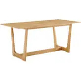 Solara 71" Dining Table in Natural Wood Finish