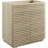 Render 30" Bathroom Vanity Cabinet (Sink Not Included) in Faux Travertine