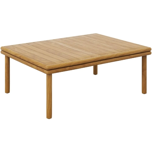 Wren Outdoor Coffee Table in Natural Teak Wood
