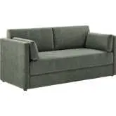 Linden Sofa in Eucalyptus Green Heathered Chenille Sofa