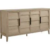 Sinya 4 Door Sideboard in Light Oak Finish