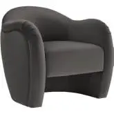 Compose Accent Arm Chair in Storm Gray Performance Velvet