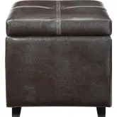 Treasure Ottoman in Espresso