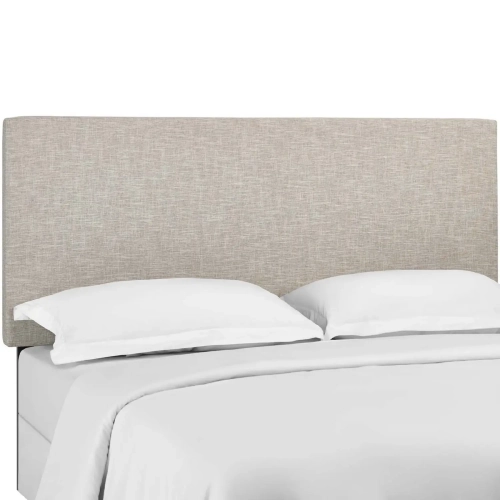 Taylor King California Headboard in Beige Linen