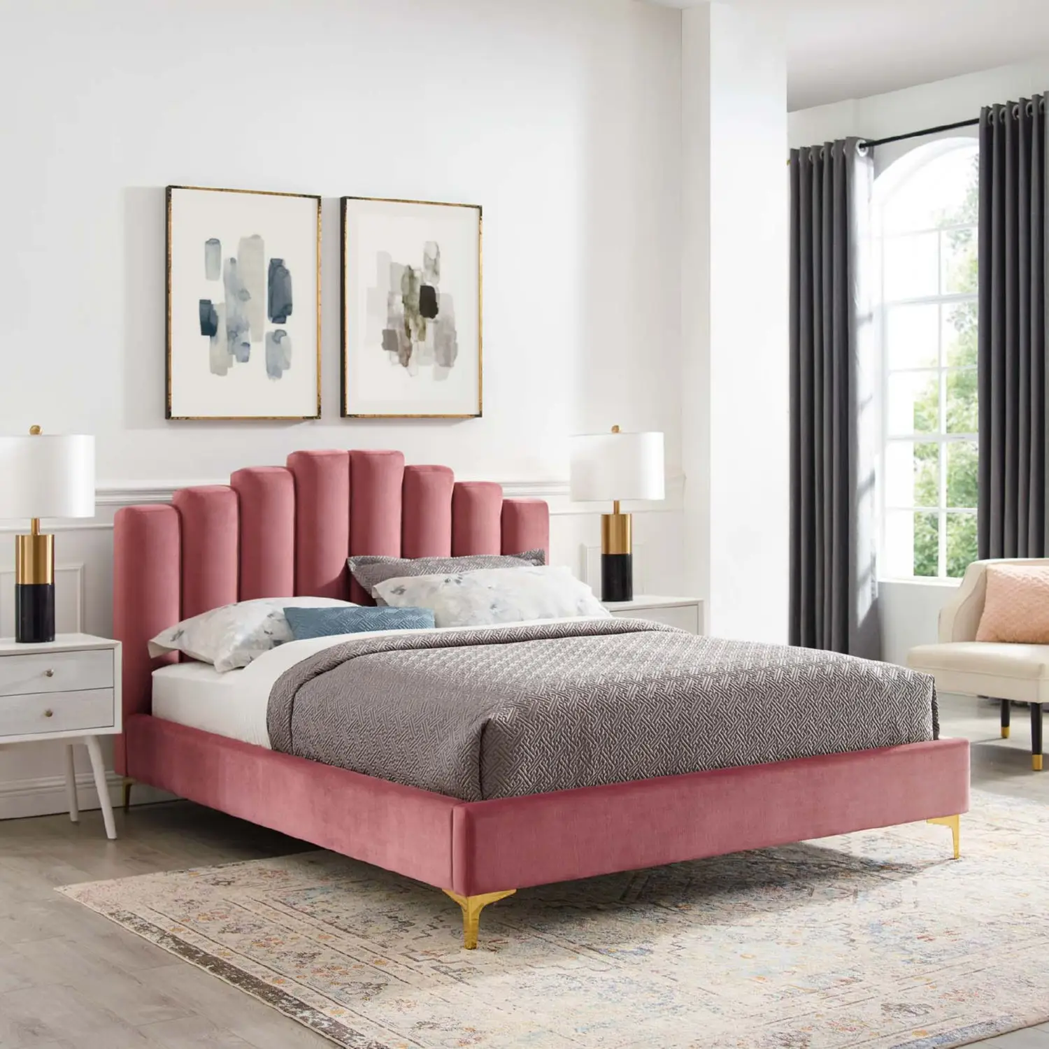 Modway Olivia Platform Bed - Thumbnail 4