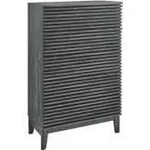 Render 5 Drawer Dresser Chest in Charcoal Gray Finsh