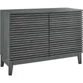 Render 6 Drawer Dresser in Charcoal Gray Finsh