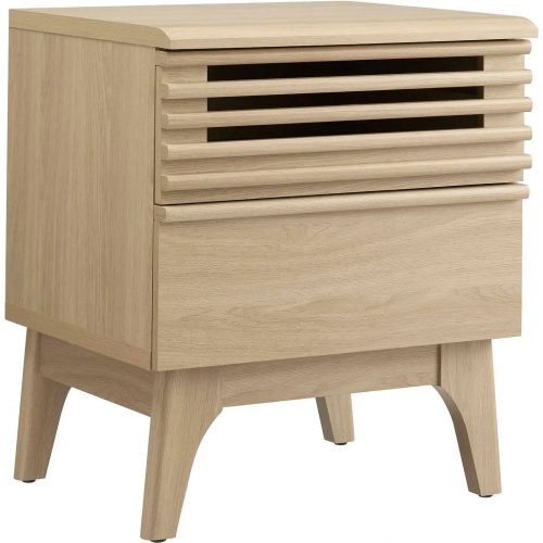 Render Nightstand in Oak Finish