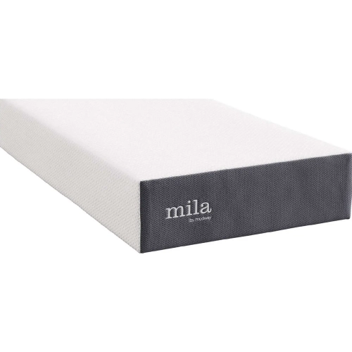Mila 12" Twin Mattress in White
