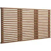 Render Wall Mount Queen Headboard in Walnut Finish