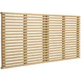 Render Wall Mount King Headboard in Oak Finish