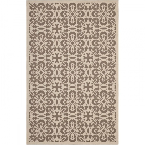 Ariana Vintage Floral Trellis 8 x 10 Indoor and Outdoor Area Rug