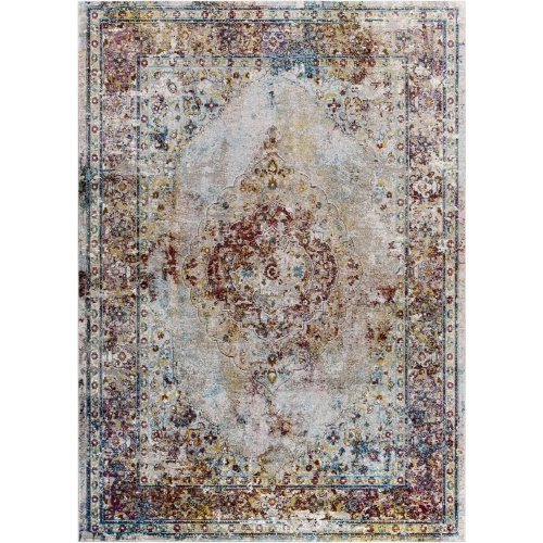Success Merritt Distressed Vintage Floral Persian 5 x 8 Area Rug