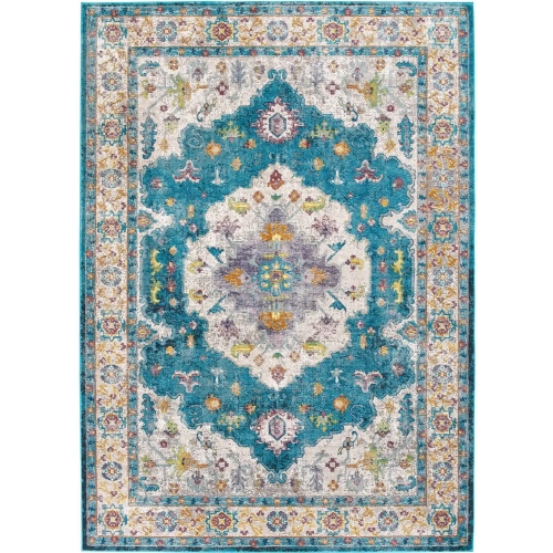Success Anisah Distressed Vintage Floral Persian Medallion 8 x 10 Area Rug