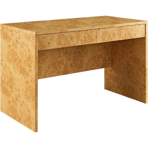 Hudson 2 Drawer Desk in Burl Wood Laminate