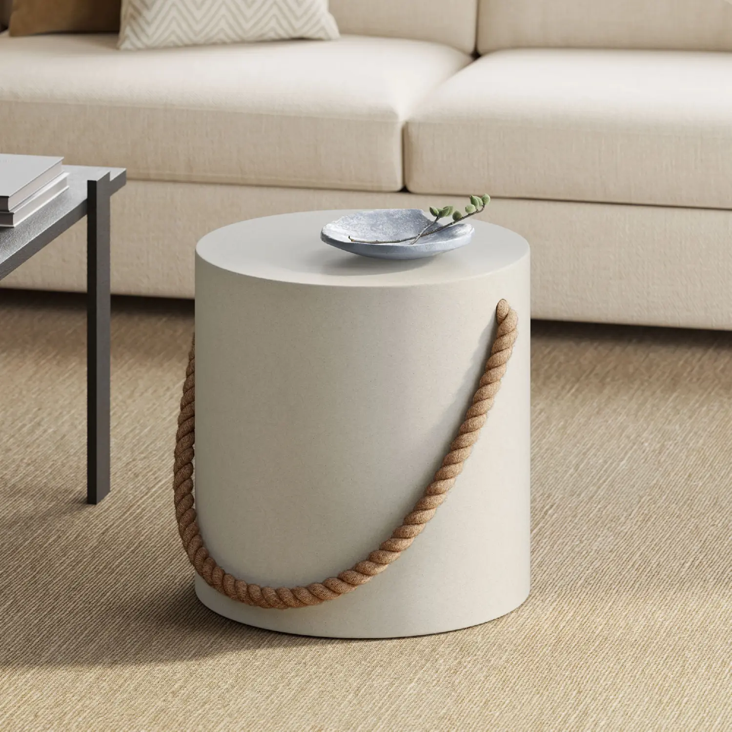 Isera Side Table Stool - Thumbnail 3