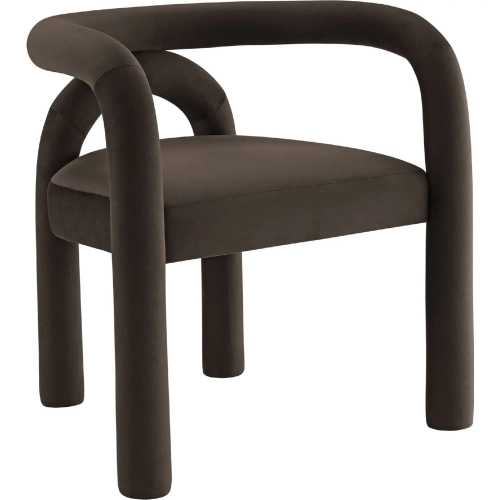 Astrid Dining Chair in Cocoa Brown Performance Velvet