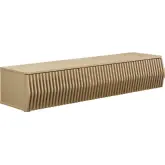 Vaughn 64" Wall Mount TV Stand in Ash Gray Finish