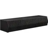 Vaughn 64" Wall Mount TV Stand in Black Finish