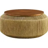 Maris Coffee Table in Seagrass & Wood