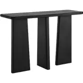 Porter 45" Console Table in Black Finish Wood