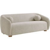 Holland 85" Sofa in Dove Gray Chenille Fabric