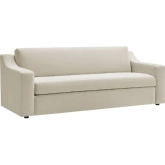 Liora Sofa in Alabaster White Performance Velvet