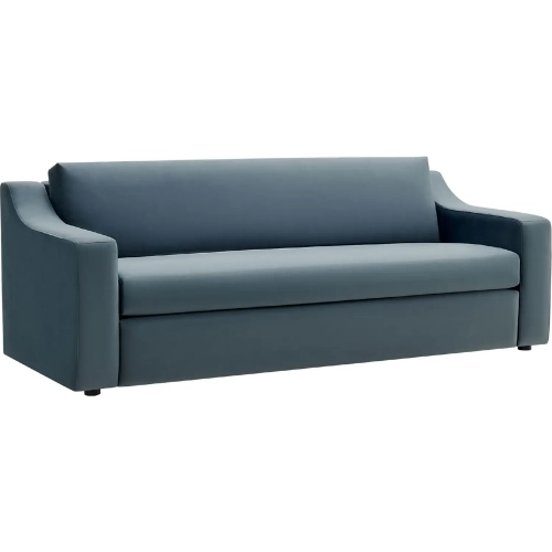 Liora Sofa in Cadet Blue Performance Velvet