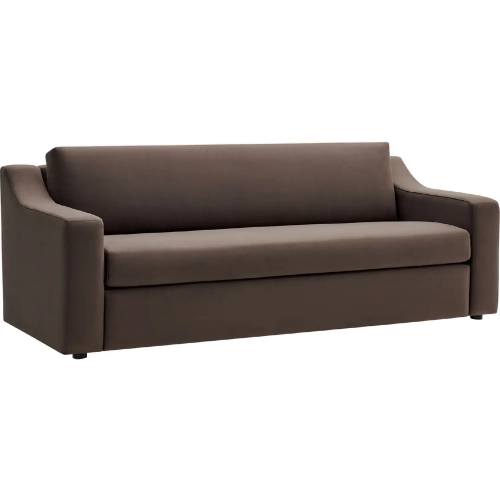Liora Sofa in Chocolate Brown Performance Velvet